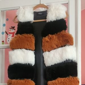Akira Faux Fur Long Vest
